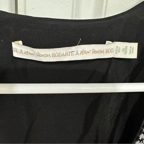 Rodarte x & Other Stories Sequined Silk Wrap Dress size 4 - Picture 13 of 15